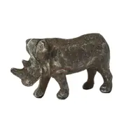 Pilbeam Living Iron Reno Sculpture Ornament Tabletop Home Decor Rustic Brown