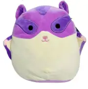 NWT Squishmallows “Joy” the Purple Sugar Glider Flying Squirrel 8” Plush Toy