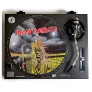 IRON MAIDEN Turntable Slipmat for Vinyl Records 12” DJ Slip Mat heavy metal