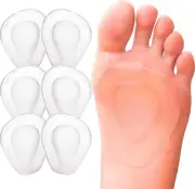 Jkcare Gel Metatarsal Pads (Adhesive-Backed), Ball of Foot Cushions,
