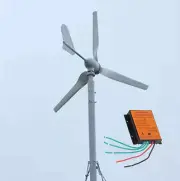 1000W Horizontal Wind Turbine 12V 24V 48V Wind Power Generator with Controller
