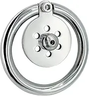 SM Stainless Steel Flat Penis Cage Chastity Cage Men's Chastity Belt Man With Urethral Dilator Metal Penis Plug SM Bondage Penis Cage Cock Cage Chastity Cage Sex Toy(L,45mm)