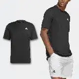 在飛比找遠傳friDay購物優惠-adidas 短袖 Tennis Club 男款 黑 白 吸
