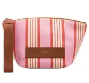 Oroton Poppy Beauty Case - BNWT - Leather And Brass Trims!