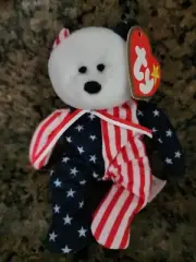 Ty Teenie Beanie Babies 1999 Spangle The Bear. New With Tag.