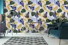 3D Leaves Pattern Wallpaper Wall Mural Removable Self-adhesive 235