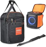 Travel Carry Case Storage Tote Bag Compatible with JBL PartyBox Encore Essential Party Speaker & Accessories Backpack Protection Cover Case Shoulder Bag, Black, 14.5*12.5*19.6inch