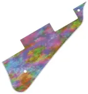 Pickguard Pick Guard Compatible with Gibson Les Paul Guitar Rainbow Blot