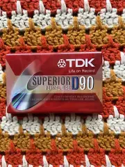 TDK Superior D90 Normal Bias Blank Cassette Tape