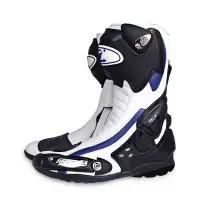 在飛比找Yahoo!奇摩拍賣優惠-摩托車騎行靴防水防摔賽車鞋越野靴四季透氣機車鞋子騎士靴子裝備