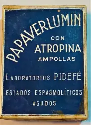 vintage ATROPINA OLD MEDICINE NEW BOX
