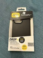 New Black Otterbox Symmetry+ Case for iPhone 14 Pro Max MagSafe NIB