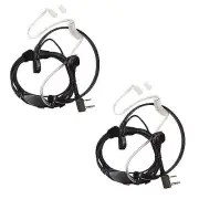 2-Pack HQRP Headset Ptt Laryngeal Microphone For Baofeng BF-888, BF-888S, BF-...