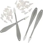 Operitacx 2 Sets Sketching Tools Art Blender with Soft Sponge Tips for Drawing and Cleaning for Artists and Beginners Includes Blending Stumps and Sketch Sharpener