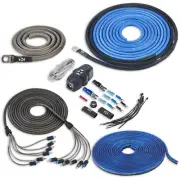 XKIT46 Full Spec 4 Gauge 100% OFC Complete 5/6-Channel Amplifier Wiring Kit for