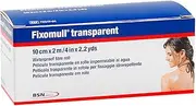 BSN Fixomull Waterproof Dressing Fixation Film Roll, 10 cm x 2 Meter Size, Transparent