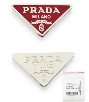 PRADA PR A53V A51V A50V A50S A51S A52S Sunglasses Red /Silver Icon Logo Genuine