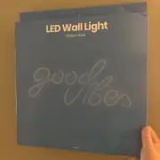 Led Wall Light Good vibes