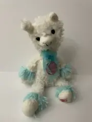 NWT Dandee Singing Animated LLAMA Alpaca Plush White Blue Flo Rida GOOD FEELING