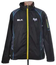 OSPREYS RUGBY UNION JACKET BLK SIZE S