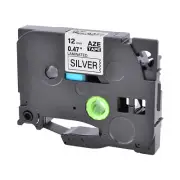 1PK 12mm Compatible with Brother TZ931 TZe931 Black on Silver Label Tape P-Touch