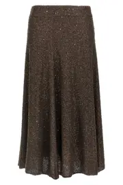 BRUNELLO CUCINELLI Texture Dazzling Skirt