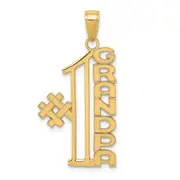 14k Yellow Gold #1 GRANDPA Pendant