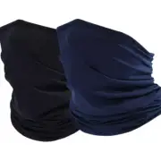 Thin Balaclava Neck Gaiter Face Mask for Men Women UV Protection Bandana Scarf