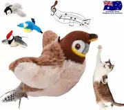 Interactive Cat Toy with Real Chirping Bird Electronic Cat Toys for Indoor Cats