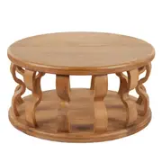Amalfi Billow Coffee Table Brown 76x76x38cm