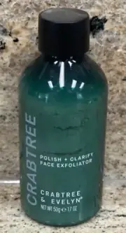 Crabtree and Evelyn Polish And Clarify Face Exfoliator Full size 1.7 oz