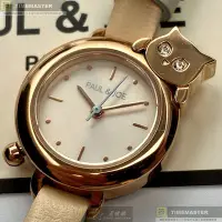 在飛比找Yahoo!奇摩拍賣優惠-Paul & Joe手錶,編號AB00009,24mm金色圓