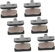BIUDECO 6 Pairs Bicycle Brake Pads Hydraulic Disc Brakes Mechanical Disc Brake Bike Disc Disk Brakes for Bike Disc Brake Pad Stretcher Bicycle Brake Disc Bicycle Disc Brake Kit Resin Black