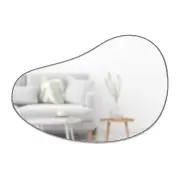 Umbra Hubba Pebble Mirror Living Room Bathroom Decorative Wall Mirror Metal