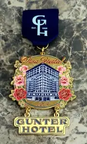 Gorgeous Historic Gunter Hotel 2025 Fiesta Medal San Antonio - LAST ONE