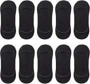 [AYTDNEHGK] 10 Pairs Women Invisible Sock Slippers Short Ankle Socks Fashion Ladies Woman Pack Solid Color Cotton No Show Socks