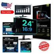 24'' Blue Light Filtering Privacy Screen - Anti-Scratch Laptop Protector Film