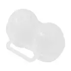 Egg Tray with Handle Organization 2 Grids Special Egg Container Plastic Egg Tray