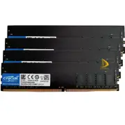 Crucial 4x 8GB 1RX8 PC4-2400T DDR4 2400Mhz 288Pin UDIMM Desktop Memory RAM