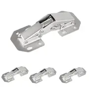 4pack Hidden Hinges For Cabinet Doors Frameless Concealed Cabinet Hinges Surface