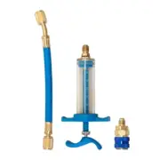 Air Conditioning Car Oil Injections Dye Injections Tool 1/4 " Oil Filling Pipe