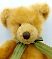 Russ Berrie Barrington Tan Plush Teddy Bear 16" Long NOS Bears from the Past
