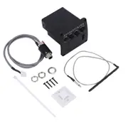 2 Band Pickup Eq Aeq-2T Equalizer Acoustic Guitar Washer Screws Set For Guitar Black