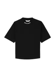 Palm Angels Kids Logo-print Cotton T-shirt - Black - 10YR (10 Years) 10YR (10 years)