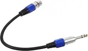 WATIIFUFU 2pcs XLR Female to Male Microphone Adapter Cable Durable Design for Stable Audio Transmission Compatible with Various Audio Devices