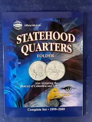 Quarter Folder Holder State 1999 2009 Statehood Set DC Territories Whitman