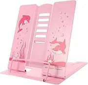 Angoily Adjustable Reading Rack Book Holder for Students Ergonomic Design for Comfortable Reading for Books Scores Learning