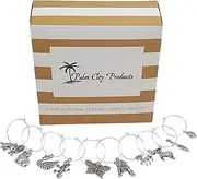 [Palm City Products] 10 Piece Animal Themed Wine Charm Set