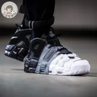 在飛比找蝦皮購物優惠-免運🔥 Nike Air More Uptempo 黑灰白 