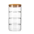 4 Pcs Air Tight Canister Pantry Storage Containers with Lids Food